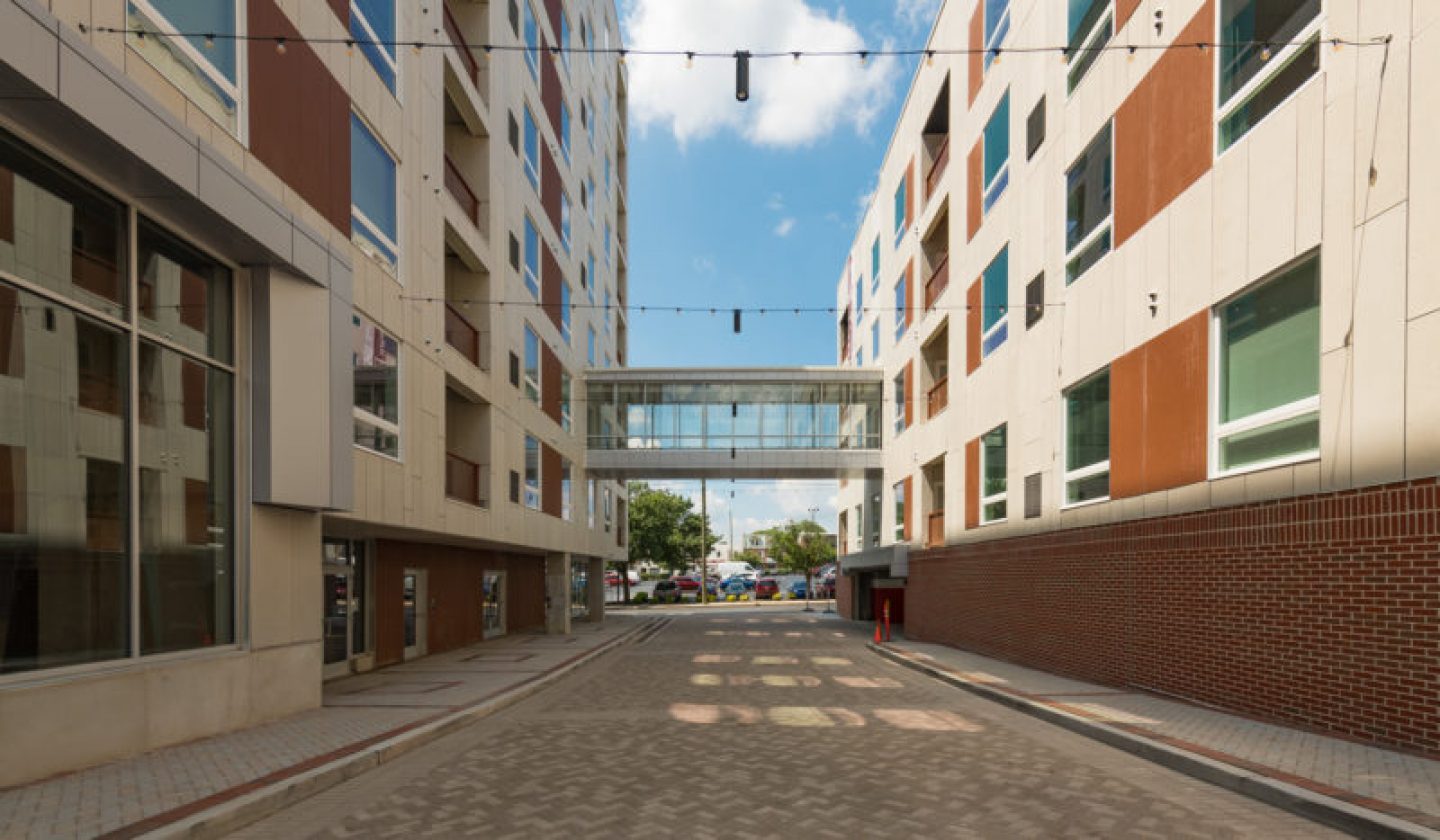 nonbearing exterior corridor walls