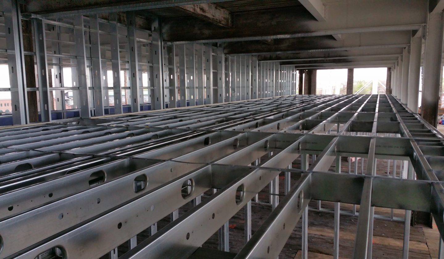 prefabrication services on roebling lofts
