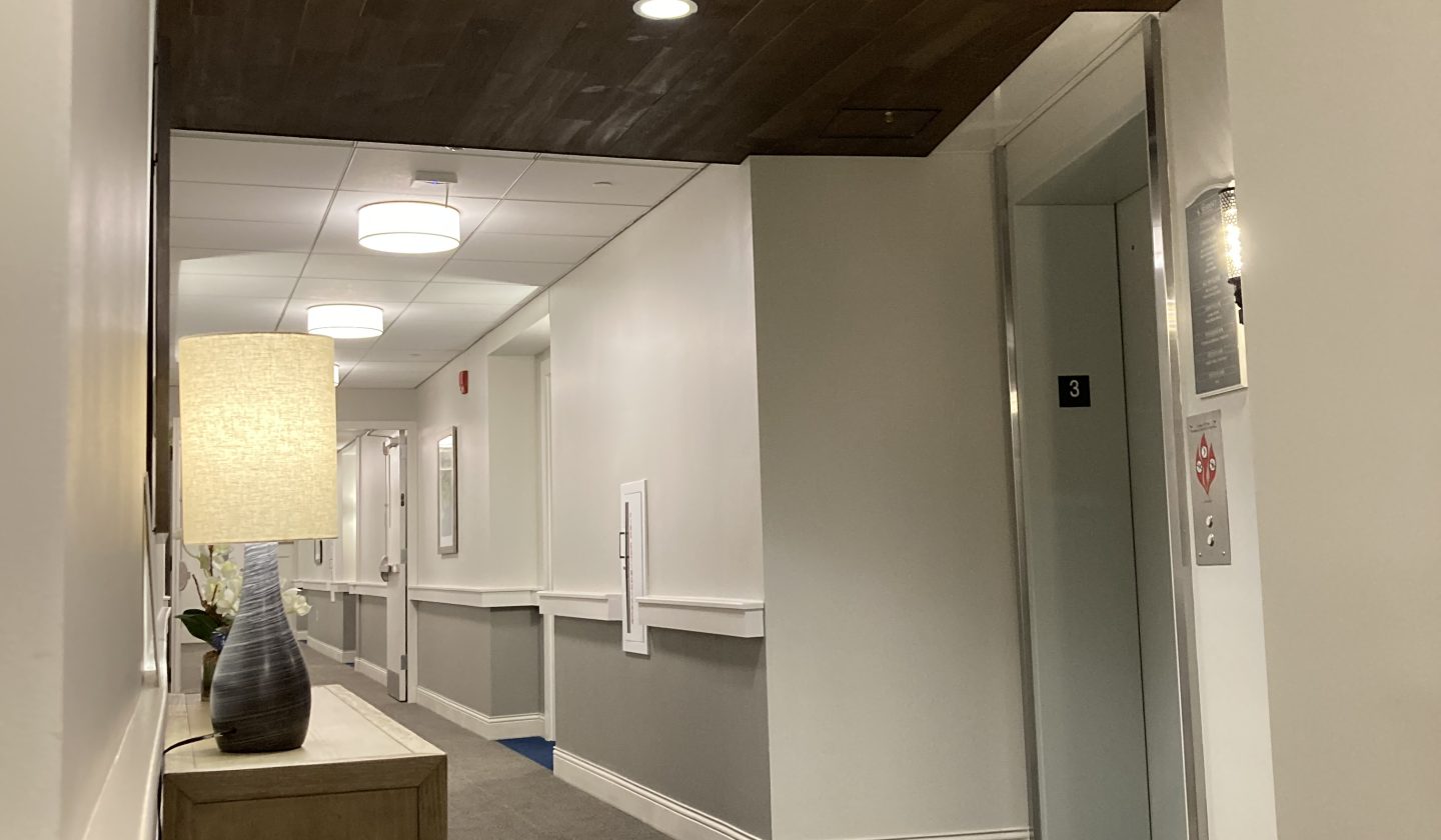 Elevator Lobby Stikwood Ceiling